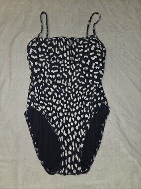 Kate Spade New York Assorted Dots Scoop-Back One-Piece Swimsuit